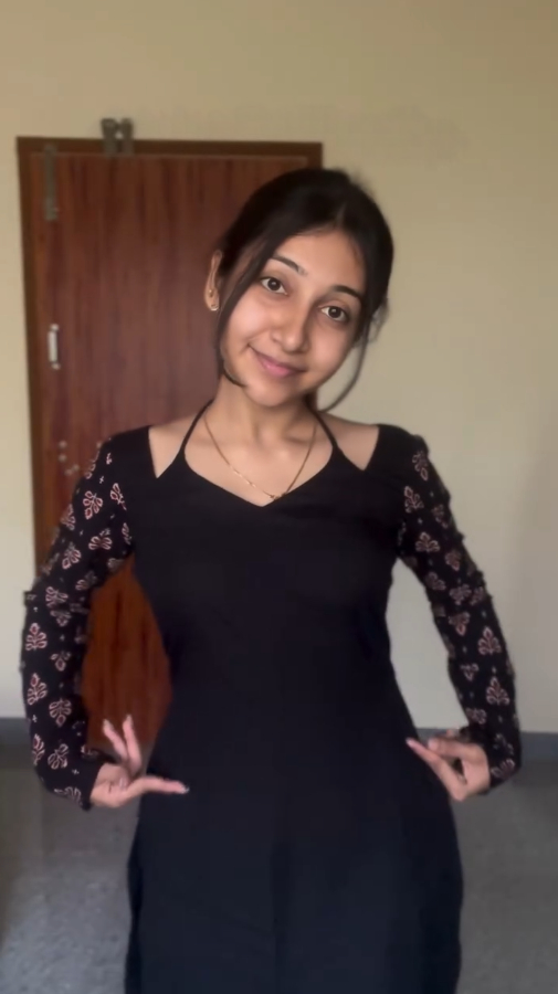 Truffle Black Cotton Kurti