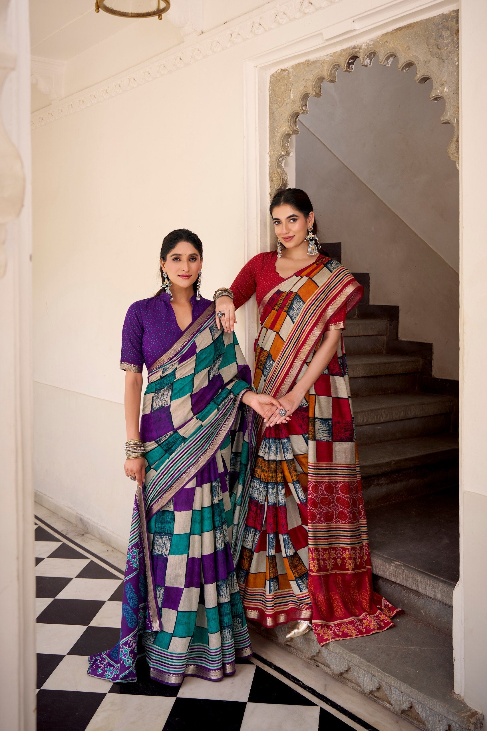 Woven whispers of royalty, wrapped in Chanderi charm