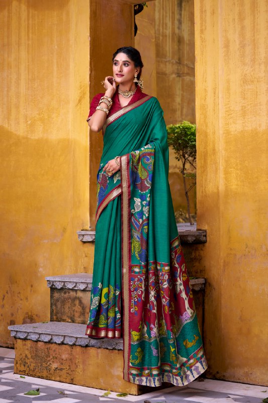 Kalamkari Royale Saree