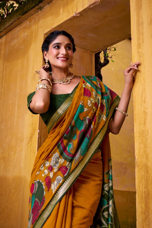 Kalamkari Royale Saree