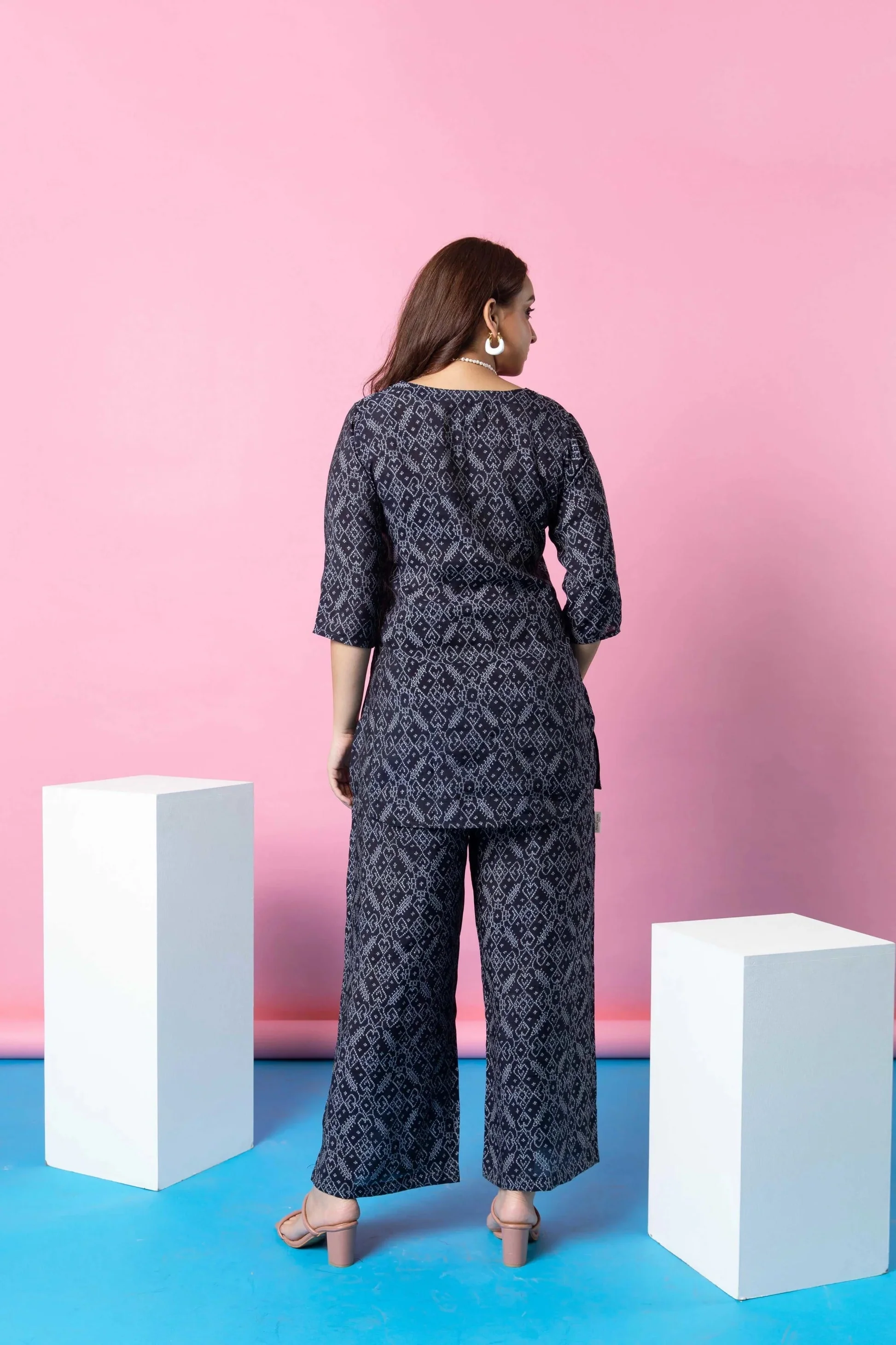 Badhani maslin co-ordset