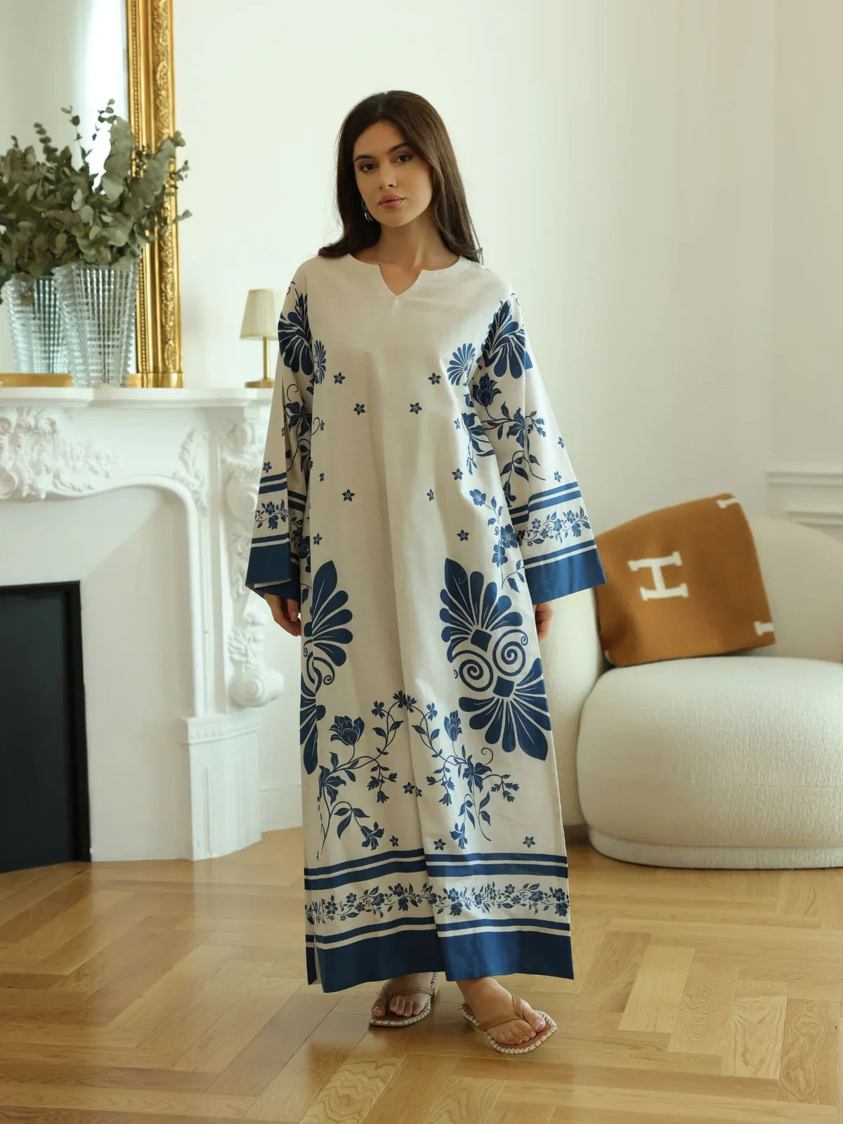 Vintsil Blue Long Tunic