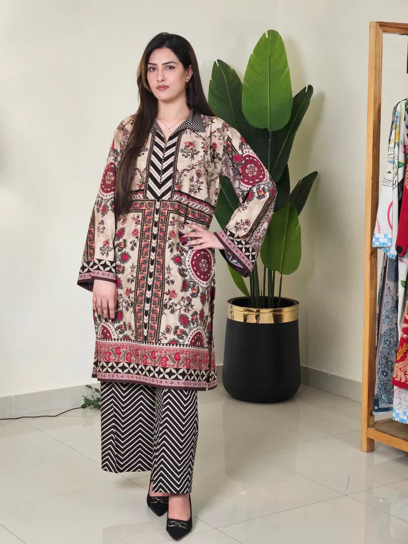 Crimson Heritage Co-ord Set (STITCHED)