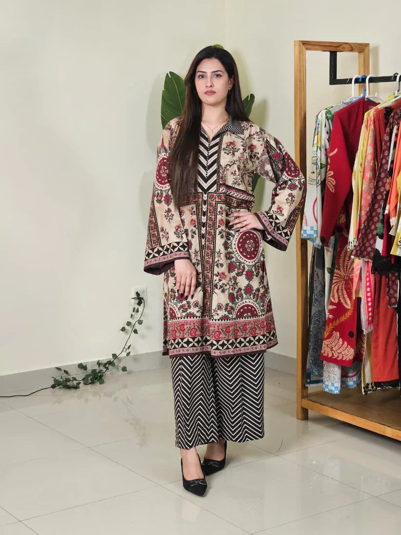 Crimson Heritage Co-ord Set (STITCHED)