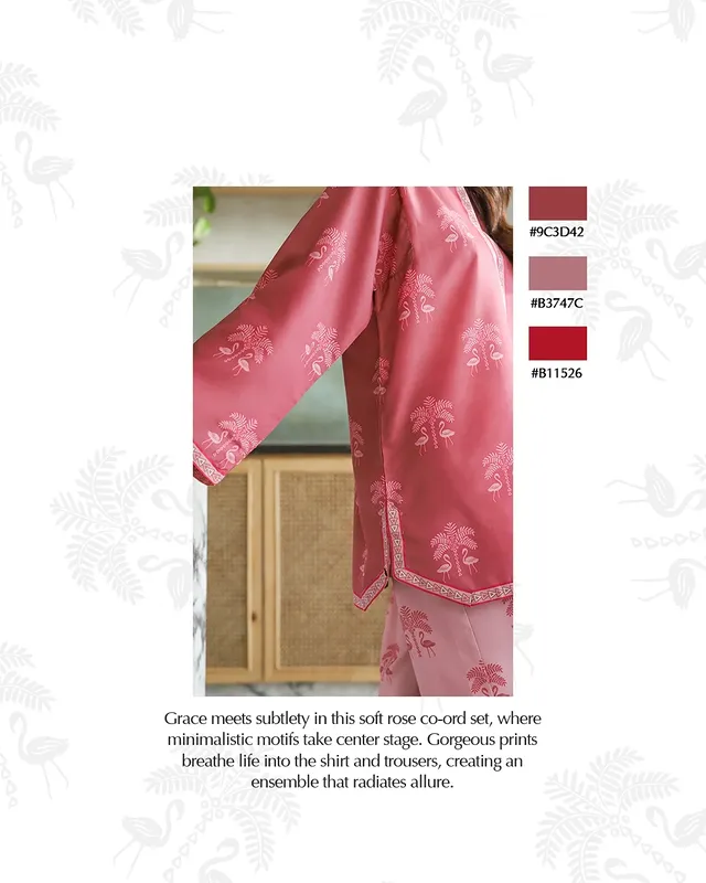 Flamingo Breeze Co-ord Set