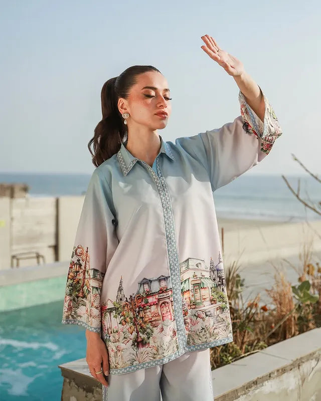 Pastel Blue Scenic co-ord set