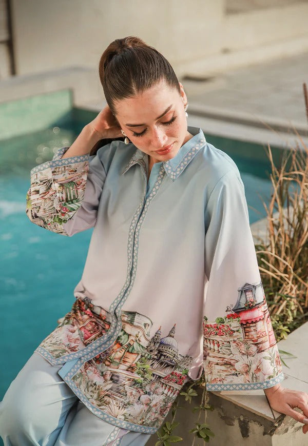 Pastel Blue Scenic co-ord set