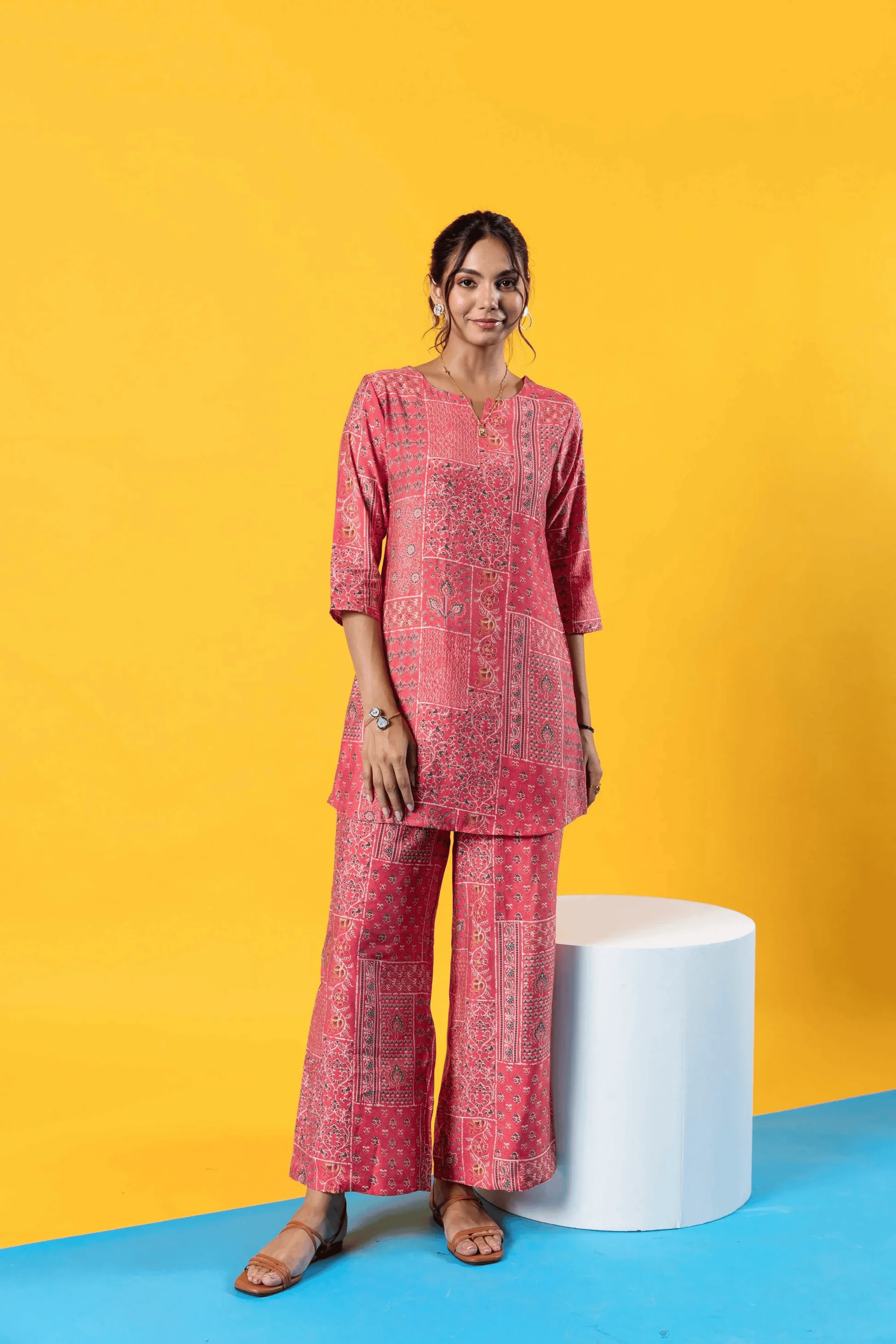 Patchwork Muslin Co-ord Set