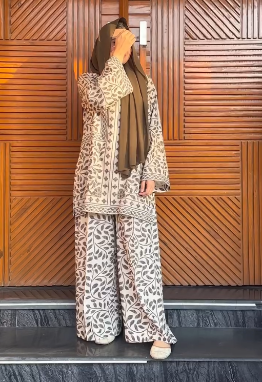 Leaf Printed Co-ord Set