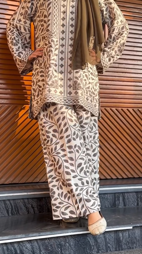 Leaf Printed Co-ord Set