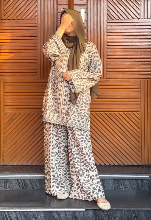 Leaf Printed Co-ord Set