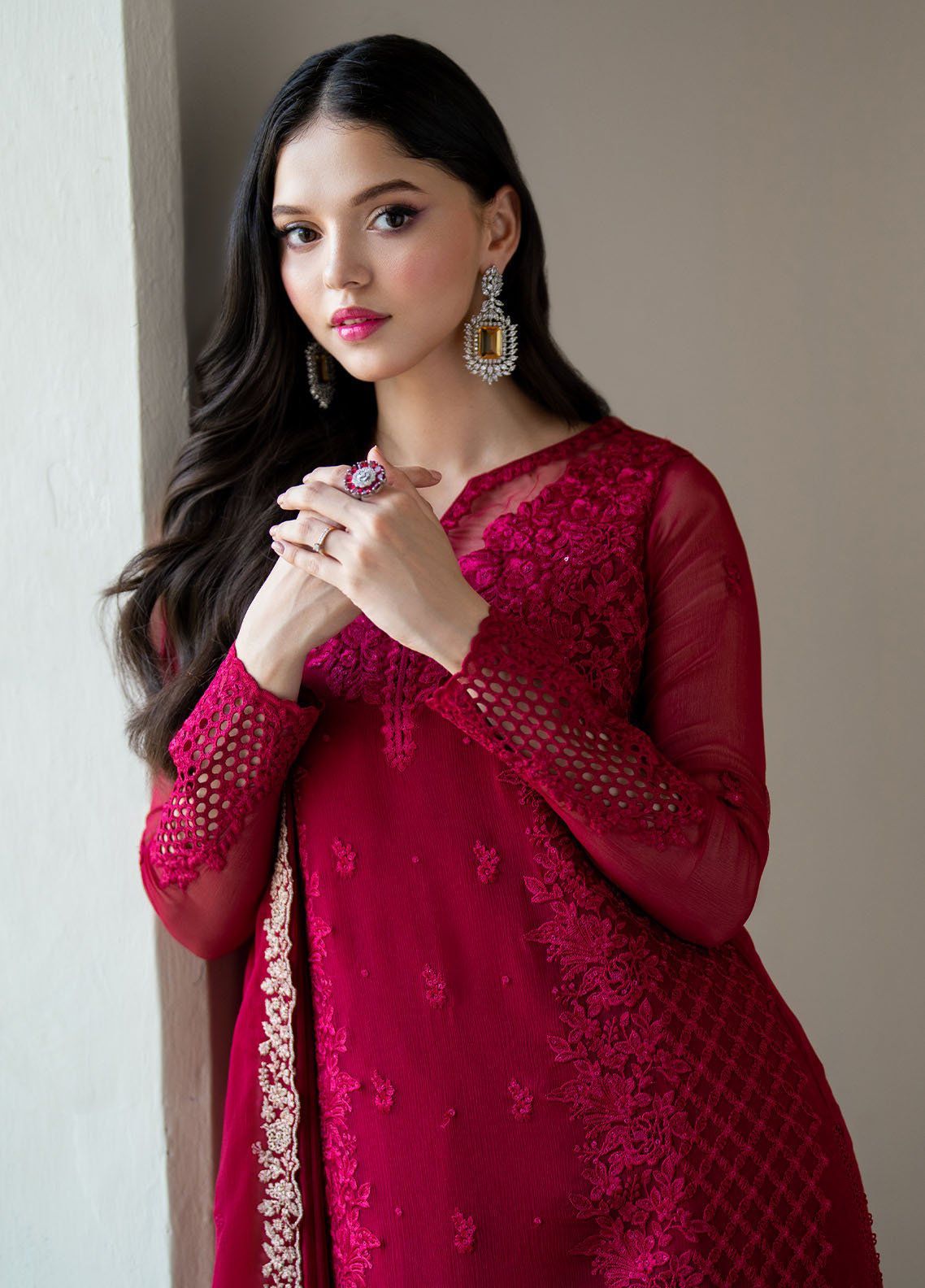 Premium Embroidered Suit Set