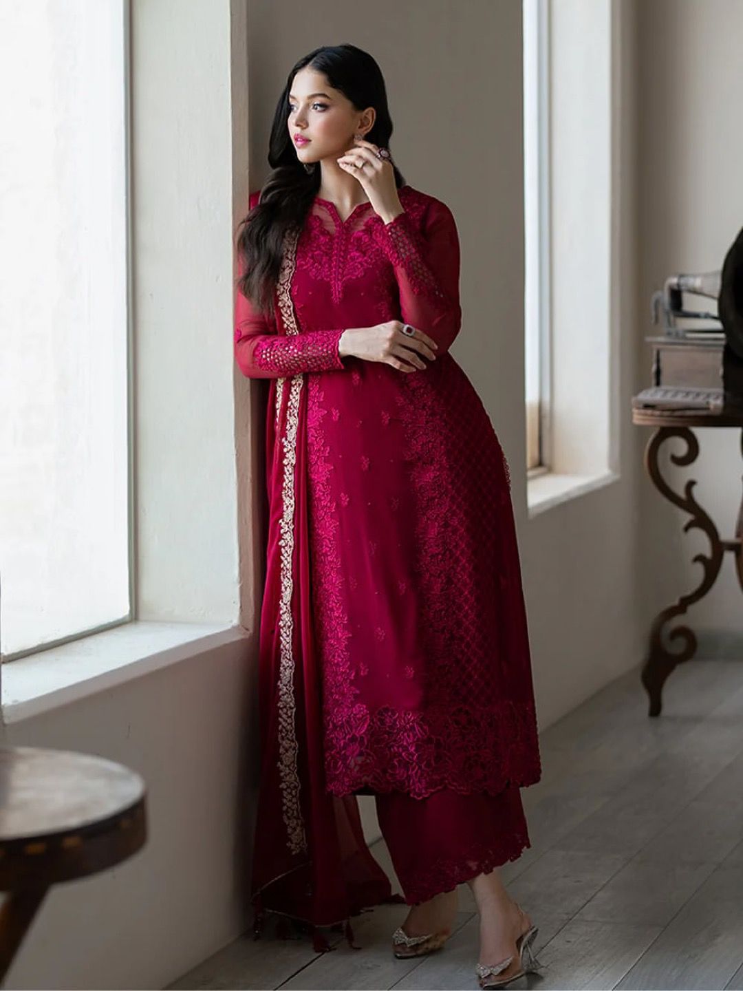 Premium Embroidered Suit Set