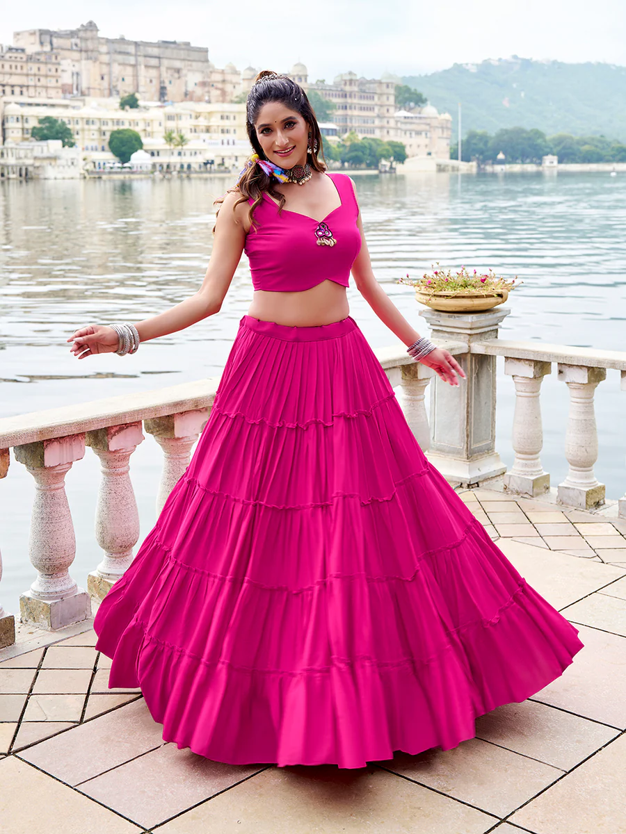 Mirror Work Ghagra Choli Set