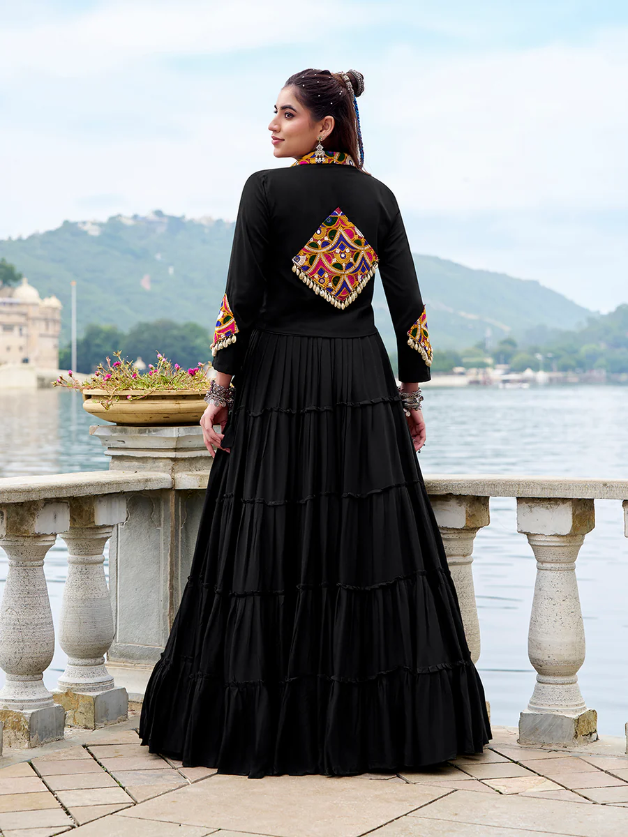 Mirror Work Ghagra Choli Set