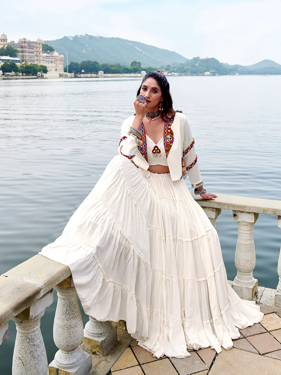 Mirror Work Ghagra Choli Set