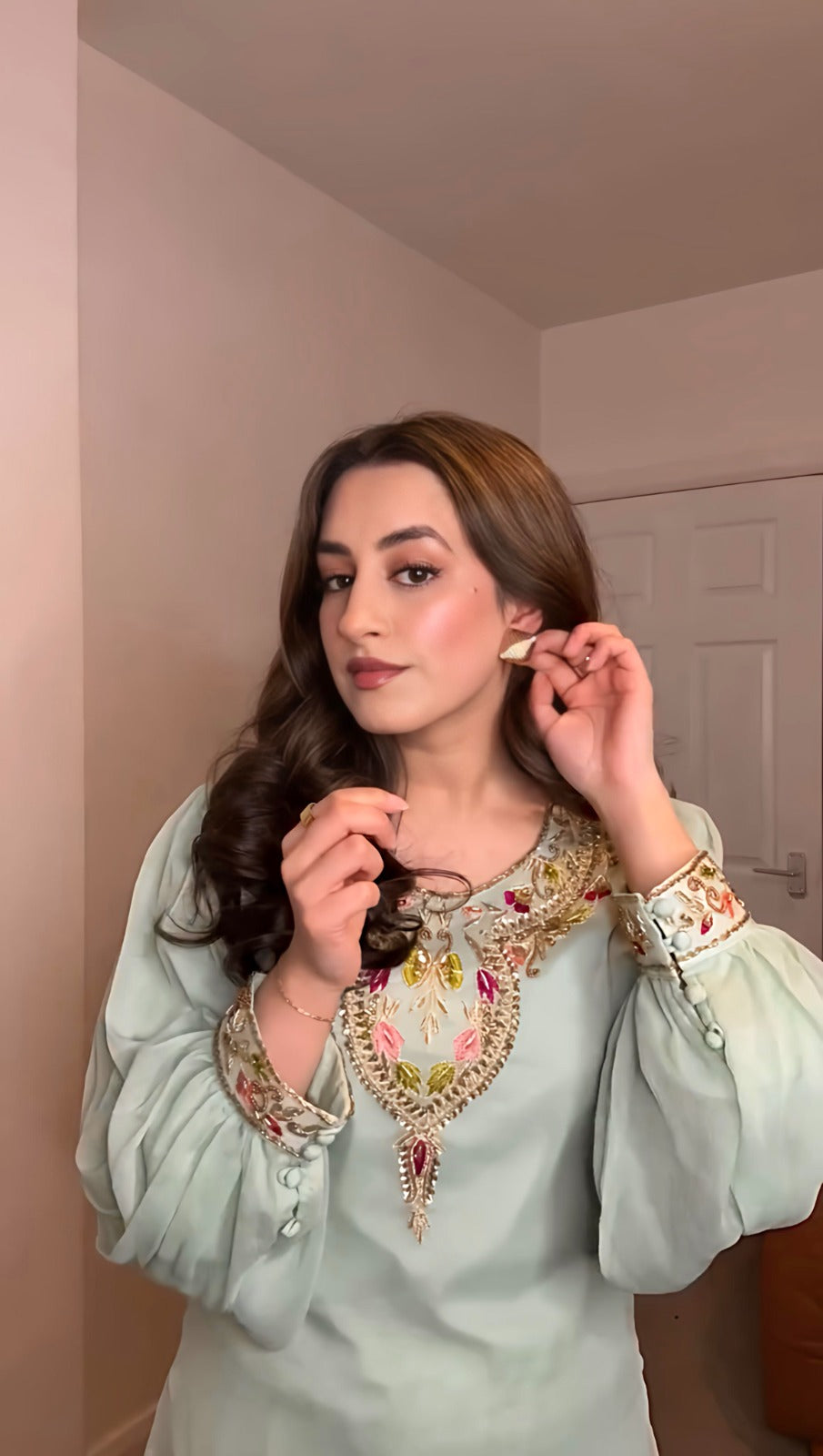 Party Wear Look Top-Plazzo and Dupatta With Heavy Embroidery Work