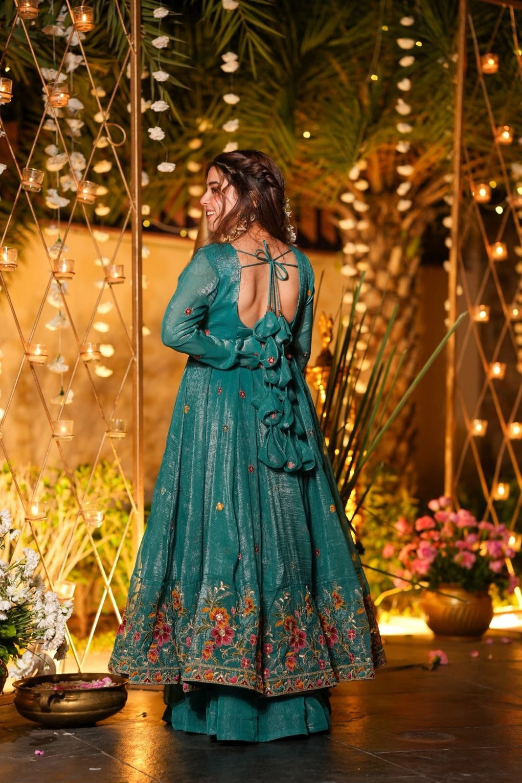Look Top-sarara and Dupatta With Heavy Embroidery Work