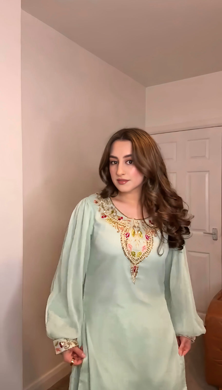 Party Wear Look Top-Plazzo and Dupatta With Heavy Embroidery Work